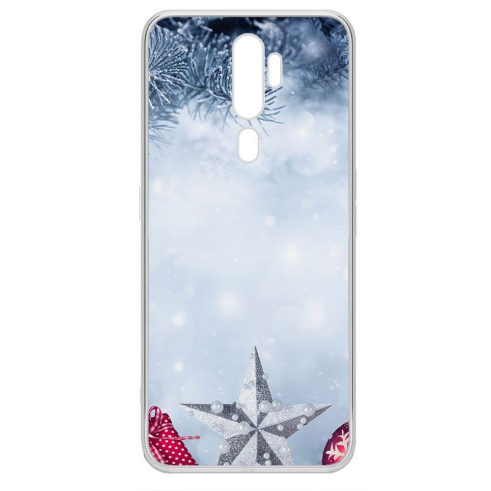 

Чехол-накладка Krutoff Clear Case Новогодняя звезда для Oppo A9 (2020)