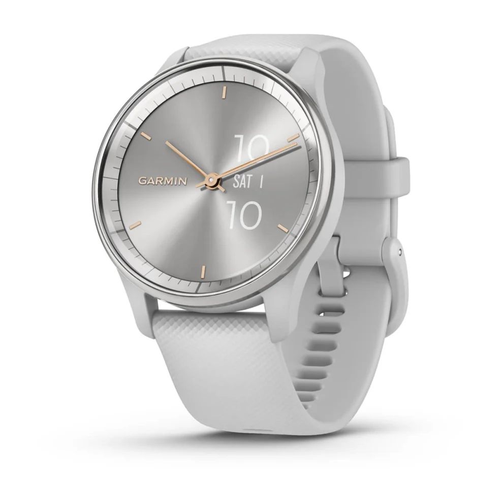 Смарт-Часы Garmin Vivomove Trend Silver Белый (010-02665-03)