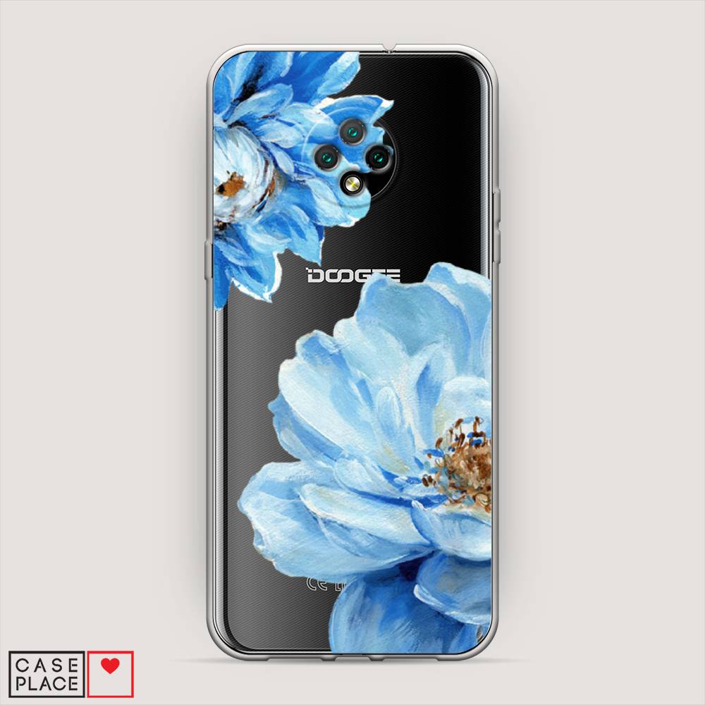 

Чехол Awog на Doogee X95 / Дуги X95 "Голубые клематисы", Разноцветный, 220850-8