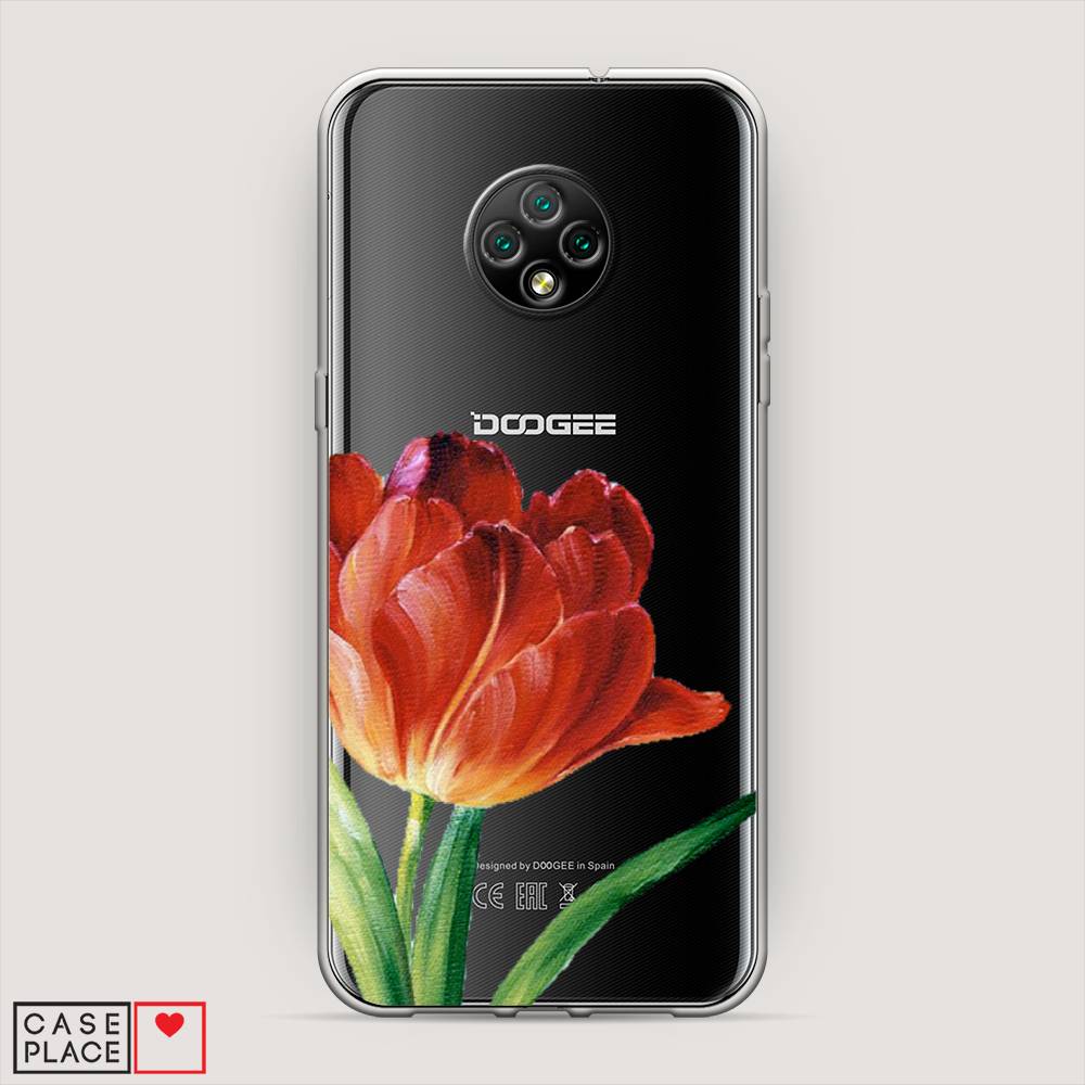 

Чехол Awog на Doogee X95 / Дуги X95 "Красный тюльпан", Разноцветный, 220850-8