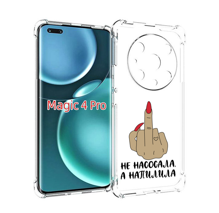 

Чехол MyPads напилила для Honor Magic4 Pro, Прозрачный, Tocco