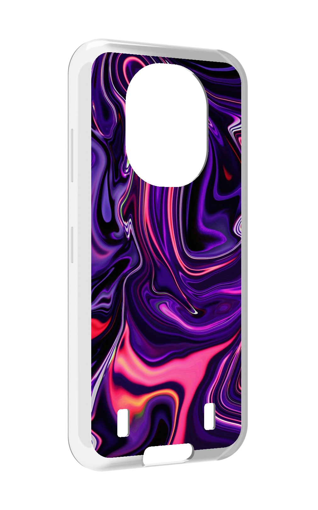 

Чехол MyPads фиолетовые краски для Oukitel WP16, Прозрачный, Tocco
