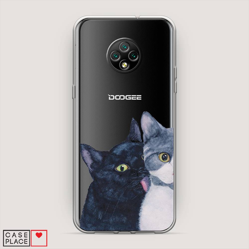 

Чехол Awog на Doogee X95 / Дуги X95 "Кошачья любовь", Разноцветный, 220850-1