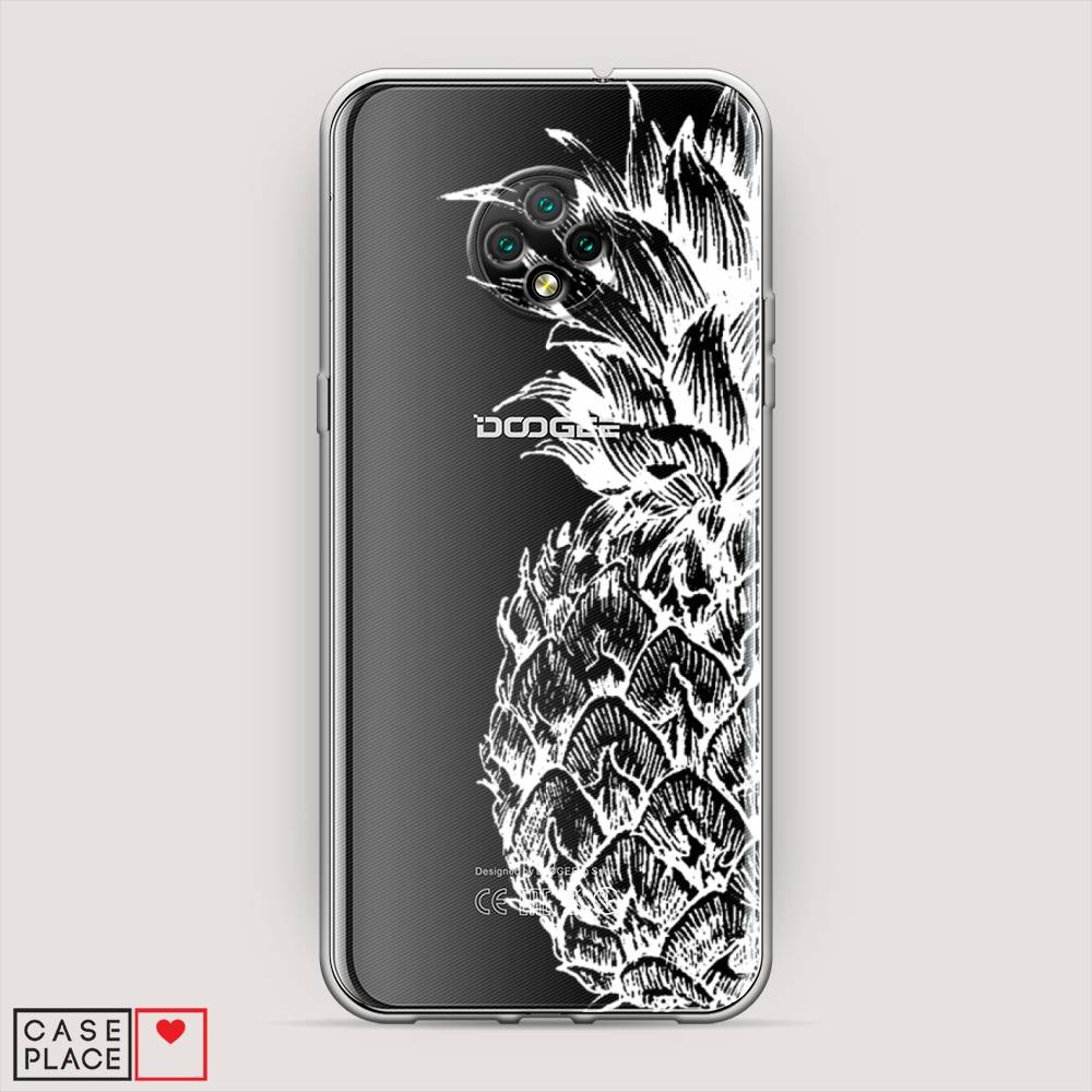 

Чехол Awog на Doogee X95 / Дуги X95 "Ананас графика белая", Разноцветный, 220850-10