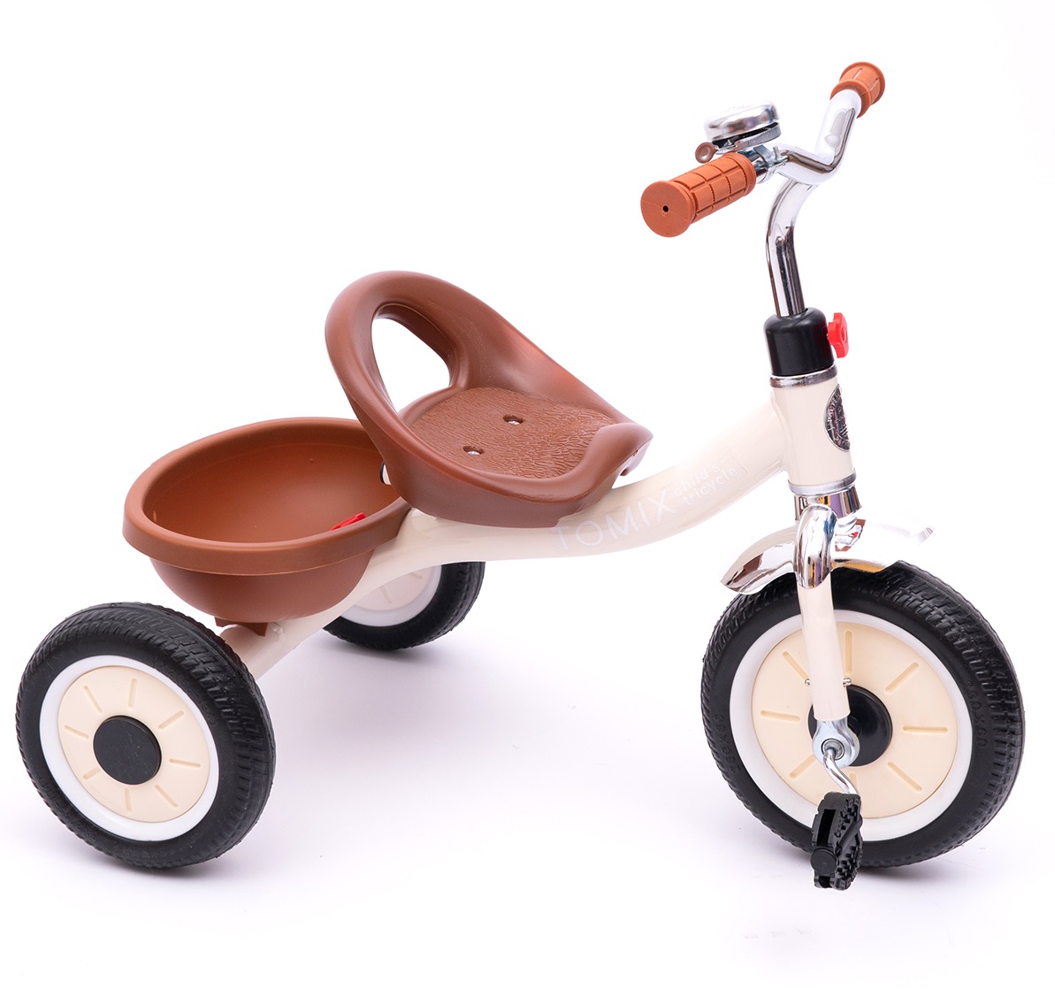 Детский трёхколёсный велосипед TOMIX BABY GO, бежевый