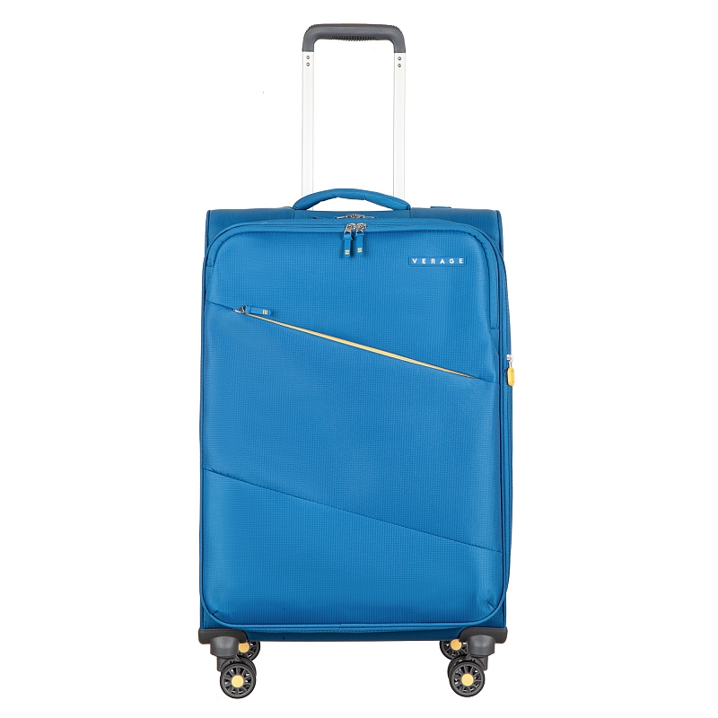 Чемодан женский GM21042W blue, M Verage. Цвет: синий