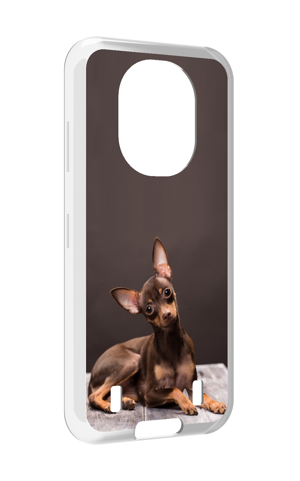 

Чехол MyPads тои терьер для Oukitel WP16, Прозрачный, Tocco