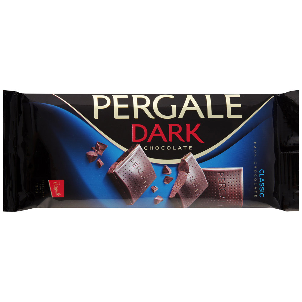 Темный шоколад Pergale 100 гр 19 шт