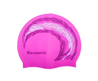 Шапочка для плавания Saeko Surfing розовая