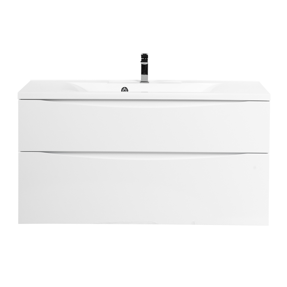 фото Тумба под раковину belbagno marino h60-1000-2c-so-bl-p bianco lucido