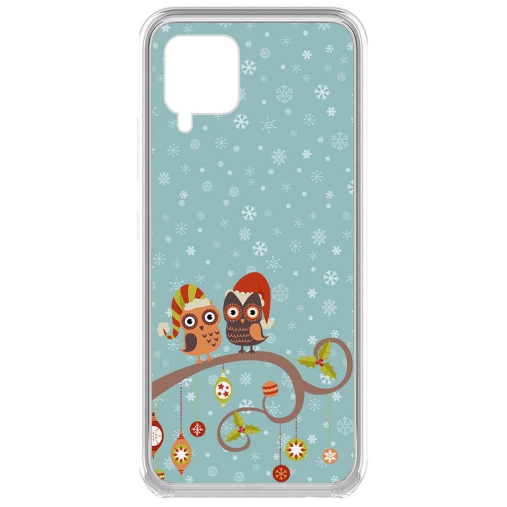 

Чехол-накладка Krutoff Clear Case Совушки для Samsung Galaxy A42 5G (A426), Прозрачный
