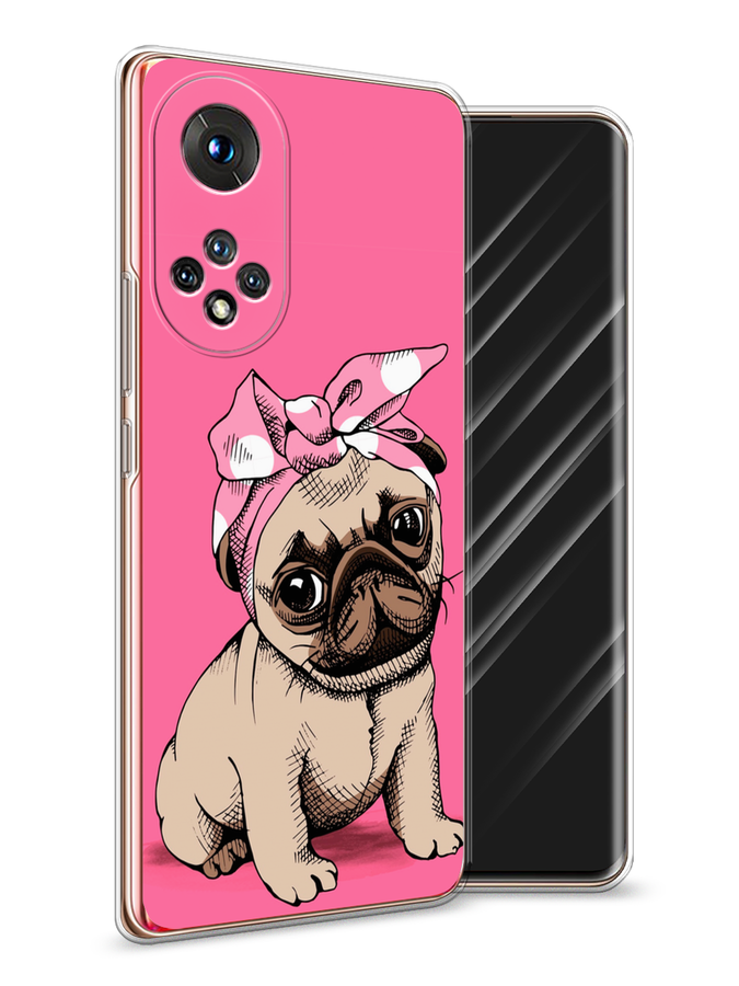 

Чехол Awog на Honor 50 "Dog Pin-Up", Розовый;бежевый, 6105450-2