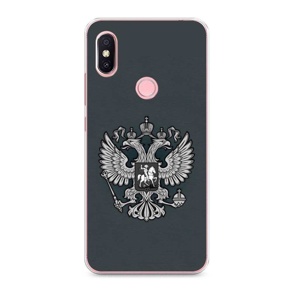 

Чехол Awog на Xiaomi Redmi S2 (Redmi Y2) "Герб России серый", Разноцветный, 33650-5