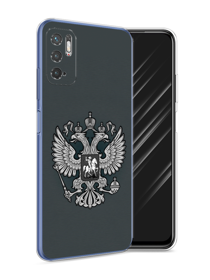 

Чехол Awog на Xiaomi Redmi Note 10T/Note 10 5G/M3 Pro "Герб России серый", Разноцветный, 310850-5