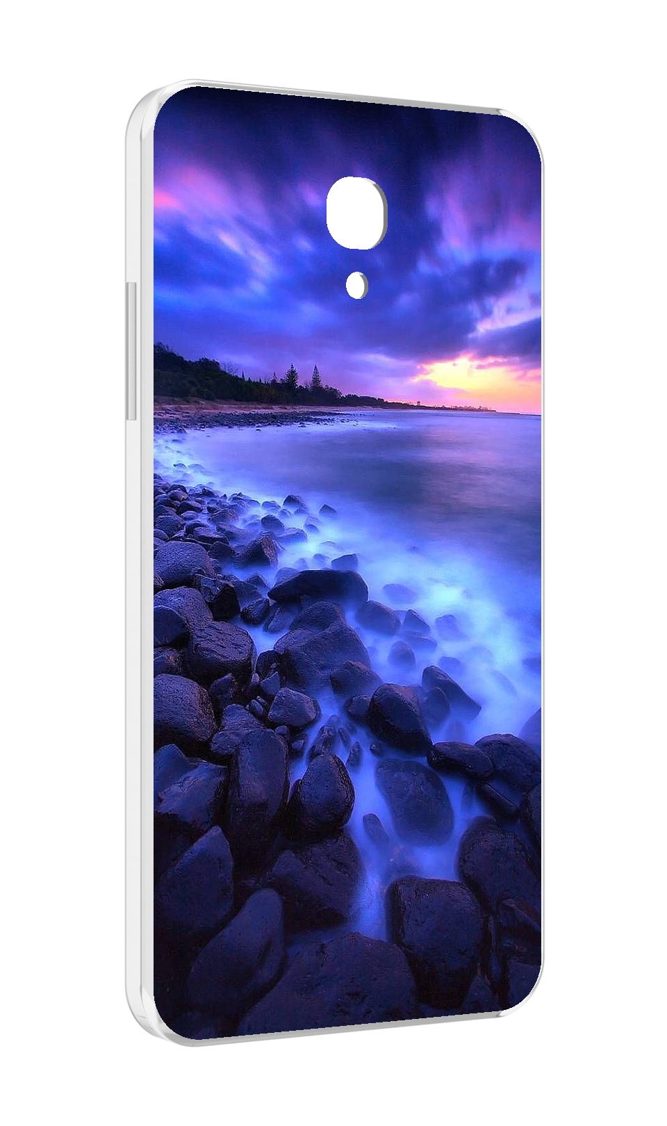 

Чехол MyPads неоновый берег для Lenovo Vibe P2 5.5 (P2a42), Прозрачный, Tocco