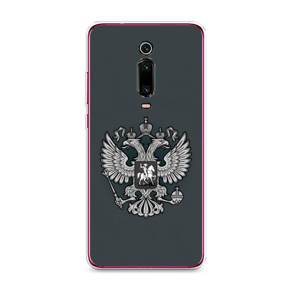 фото Силиконовый чехол "герб россии серый" на xiaomi redmi k20 pro awog