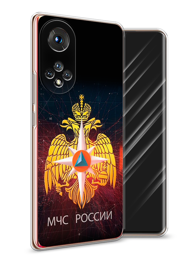 

Чехол Awog на Honor 50 "МЧС России", Черный;желтый;красный, 6105450-5