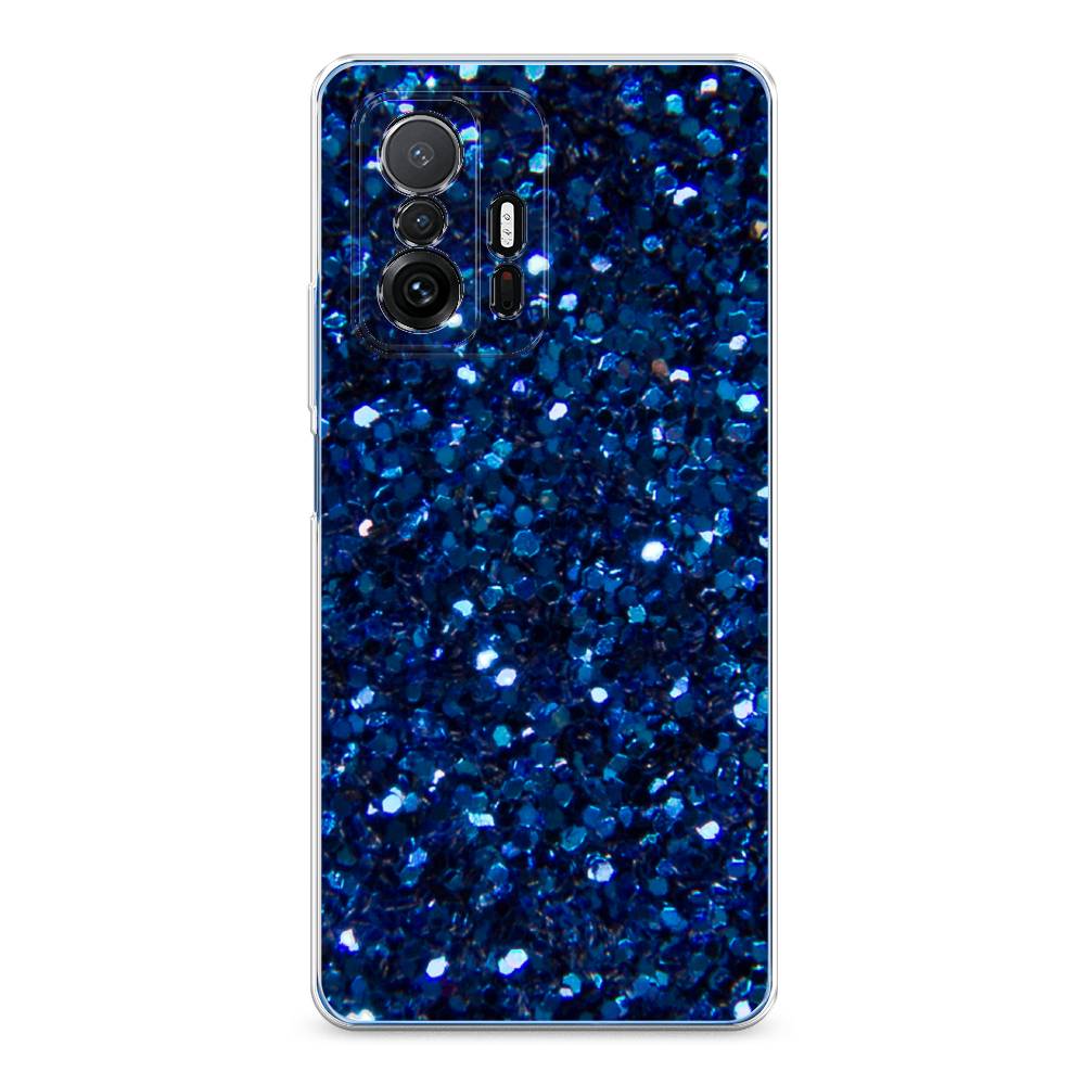 

Чехол Awog "Синие блестки рисунок" для Xiaomi Mi 11T