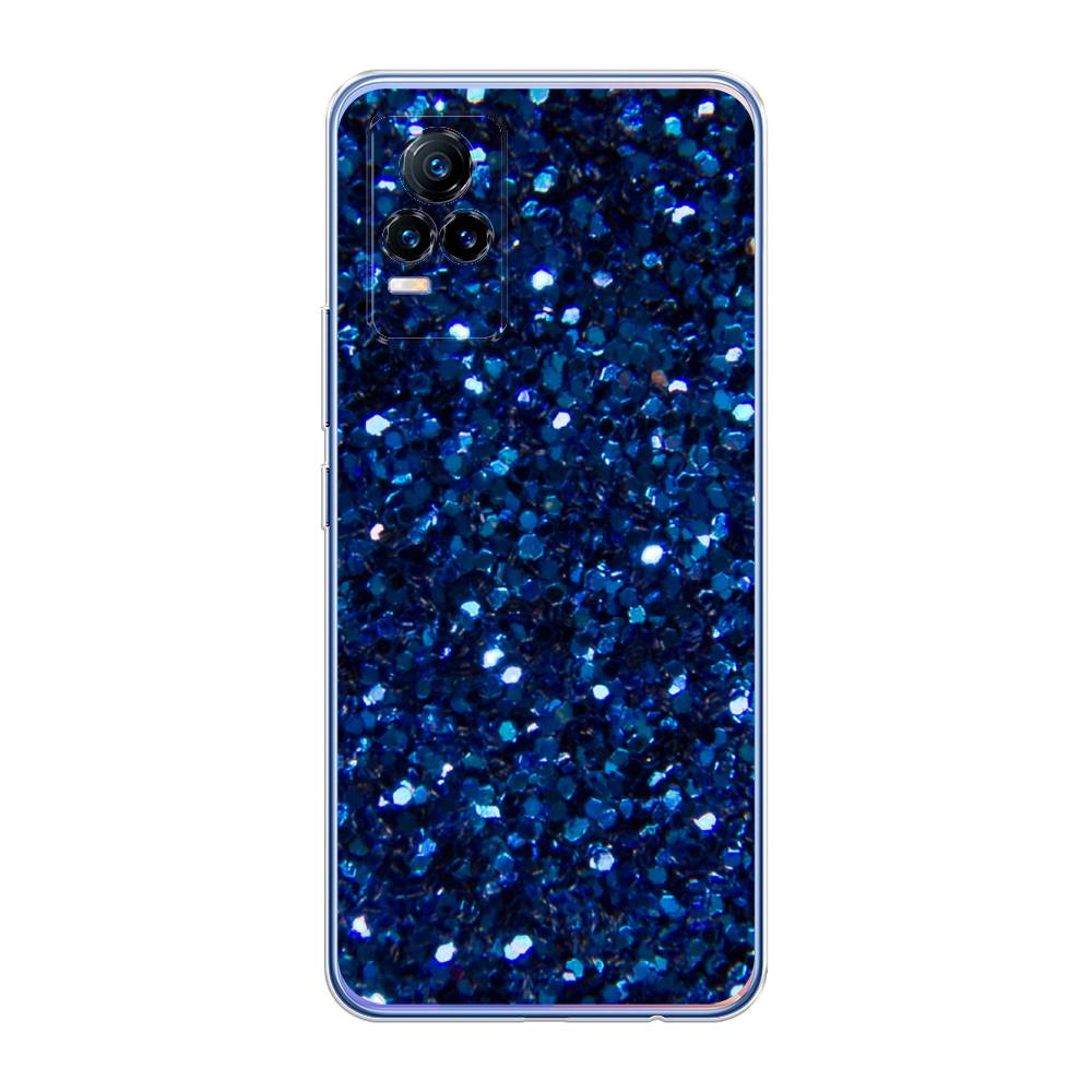 

Чехол Awog "Синие блестки рисунок" для Vivo V21e