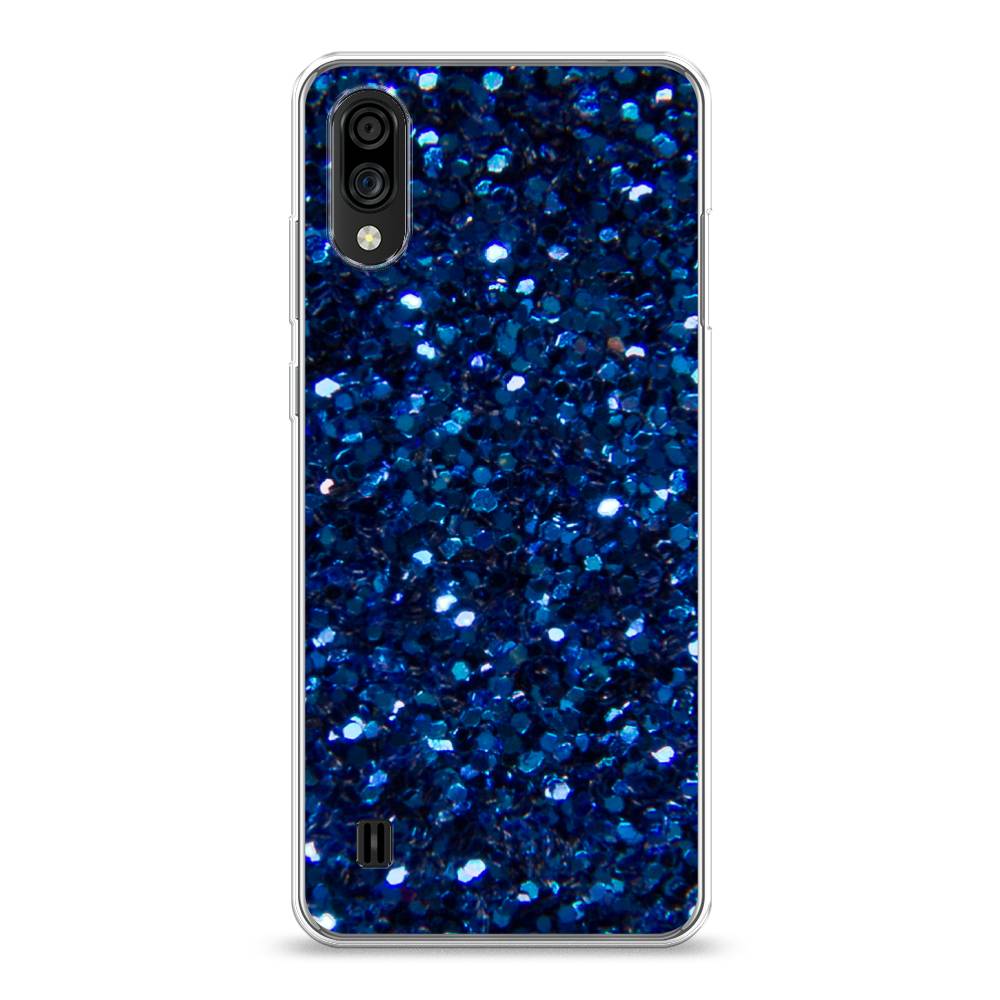 

Чехол Awog "Синие блестки рисунок" для ZTE Blade A51 lite