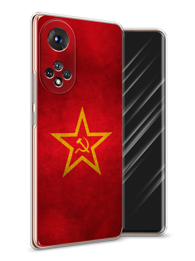 

Чехол Awog на Honor 50 "Красное знамя", Желтый;красный, 6105450-10