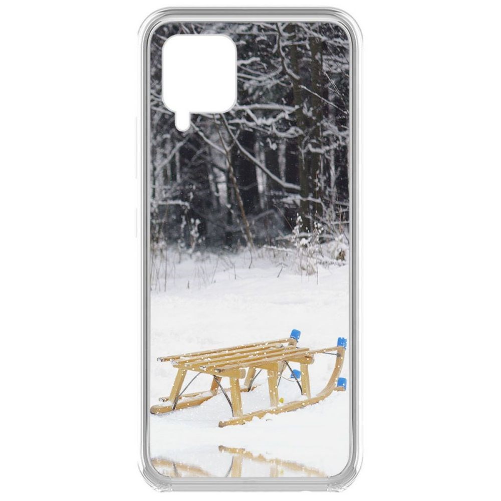 

Чехол-накладка Krutoff Clear Case Санки для Samsung Galaxy A42 5G (A426)