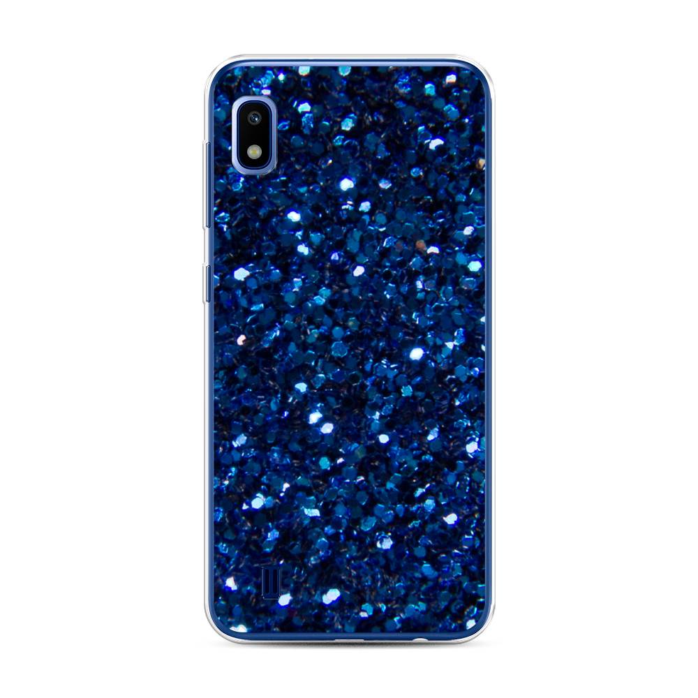 

Чехол Awog "Синие блестки рисунок" для Samsung Galaxy A10
