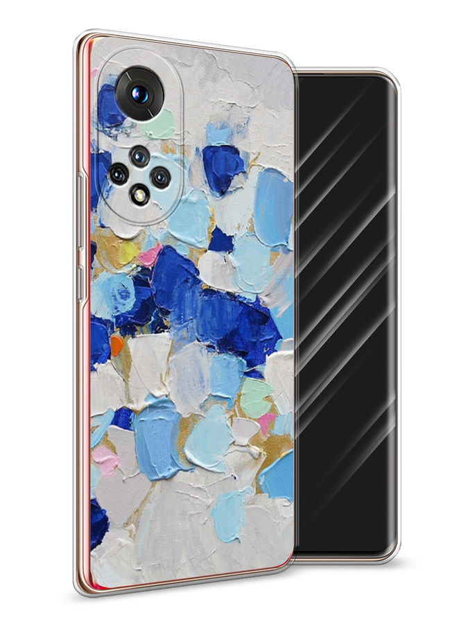 

Чехол Awog на Honor 50 "Холст сине-белый", Синий, 6105450-10