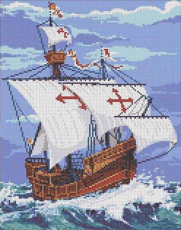 

Рисунок на ткани «Санта Мария»