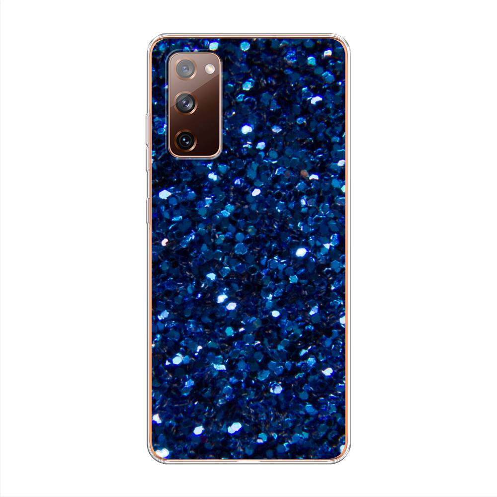 

Чехол Awog "Синие блестки рисунок" для Samsung Galaxy S20 FE