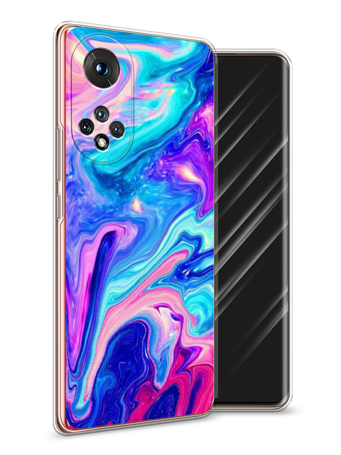 

Чехол Awog на Honor 50 "Потеки краски", Розовый, 6105450-10