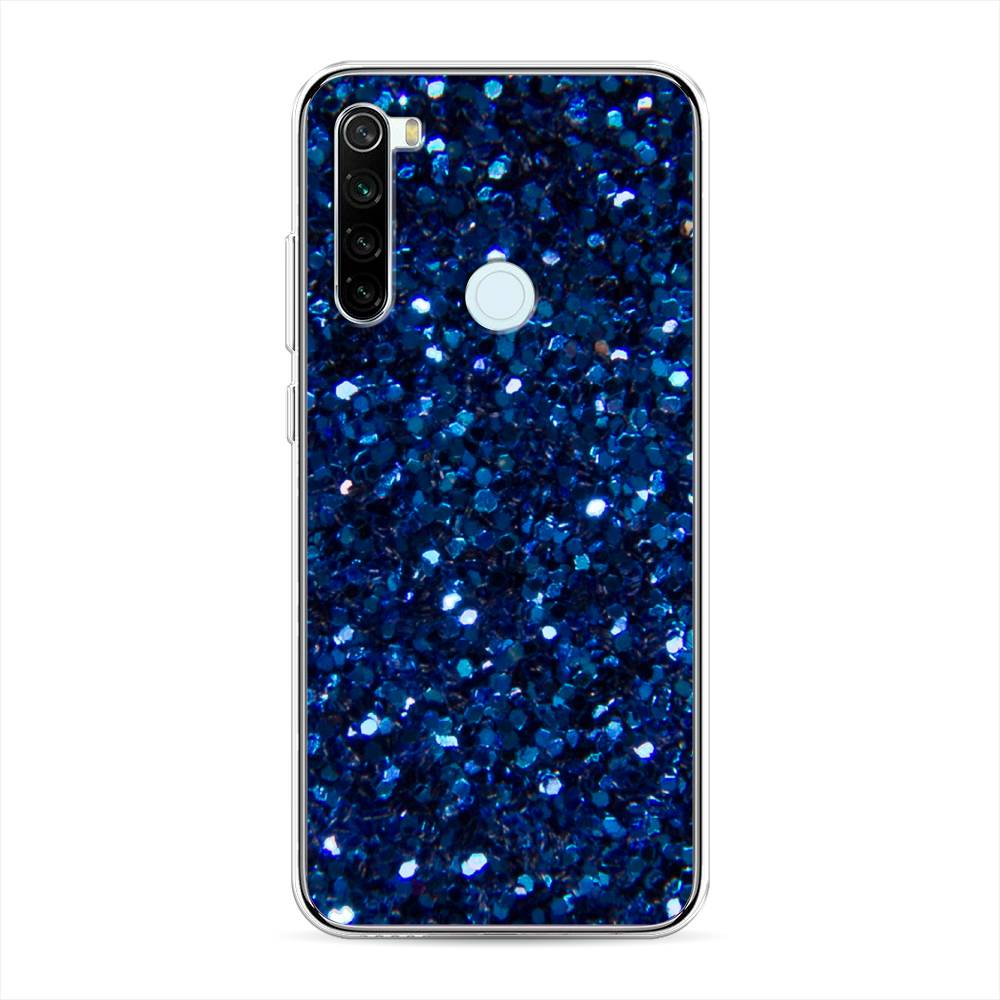 

Чехол Awog "Синие блестки рисунок" для Xiaomi Redmi Note 8T