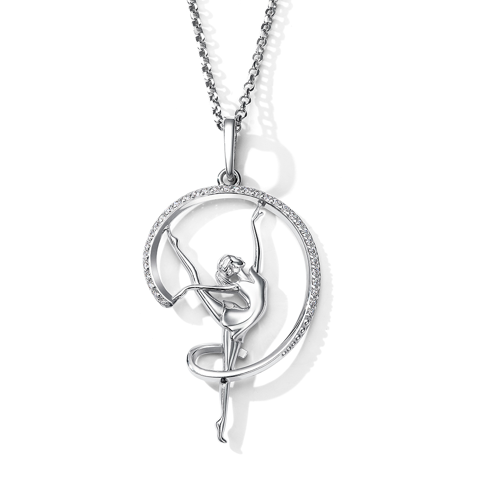 

Кулон из серебра Pepela Jewelry PJ3-237, фианит, PJ3-237