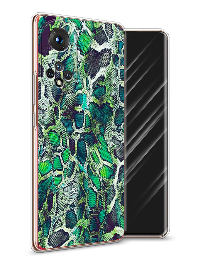 

Чехол Awog на Honor 50 "Зеленая кожа змеи", Зеленый;черный, 6105450-3