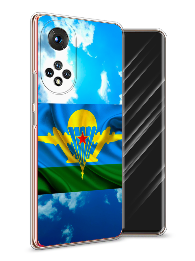 

Чехол Awog на Honor 50 "ВДВ флаг в небесах", Синий;зеленый;желтый, 6105450-5