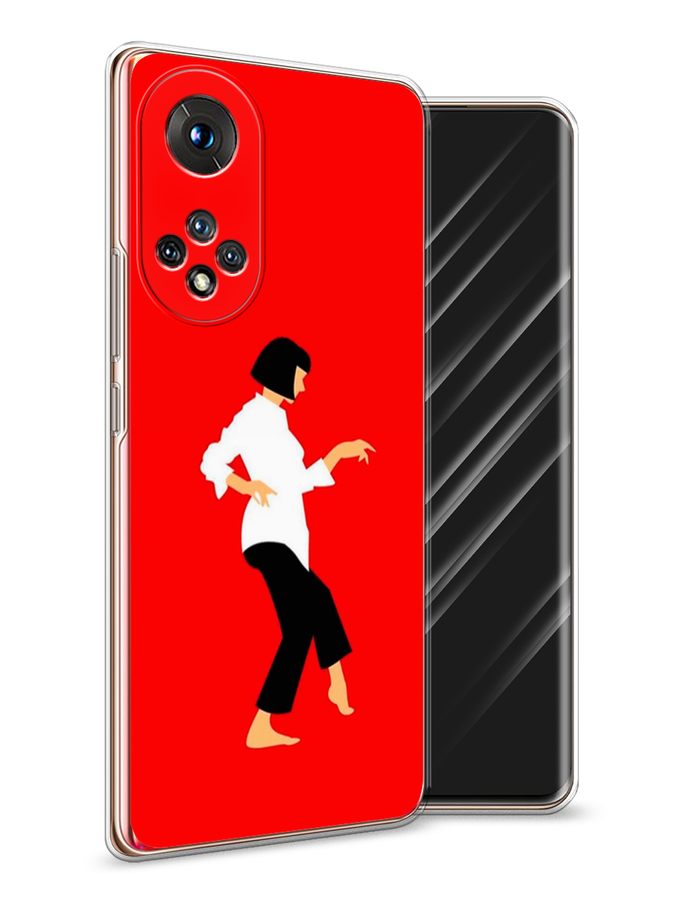 

Чехол Awog на Honor 50 "Криминальное чтиво 1", Красный;белый;черный, 6105450-7