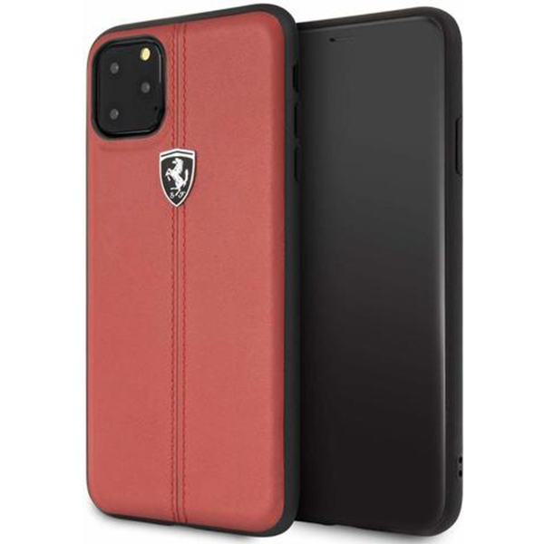 фото Чехол iphone 11 pro max ferrari de off track signature красный nobrand