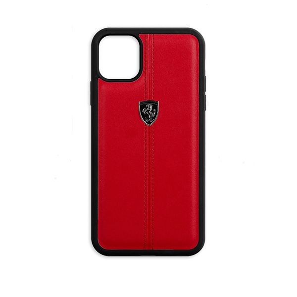 фото Чехол для iphone 11 pro max ferrari de off track signature красный nobrand