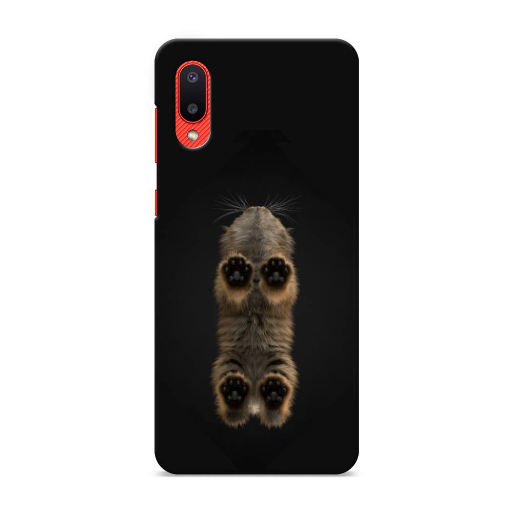 

Пластиковый чехол "Кошачьи лапки" на Samsung Galaxy A02, 2102520-1