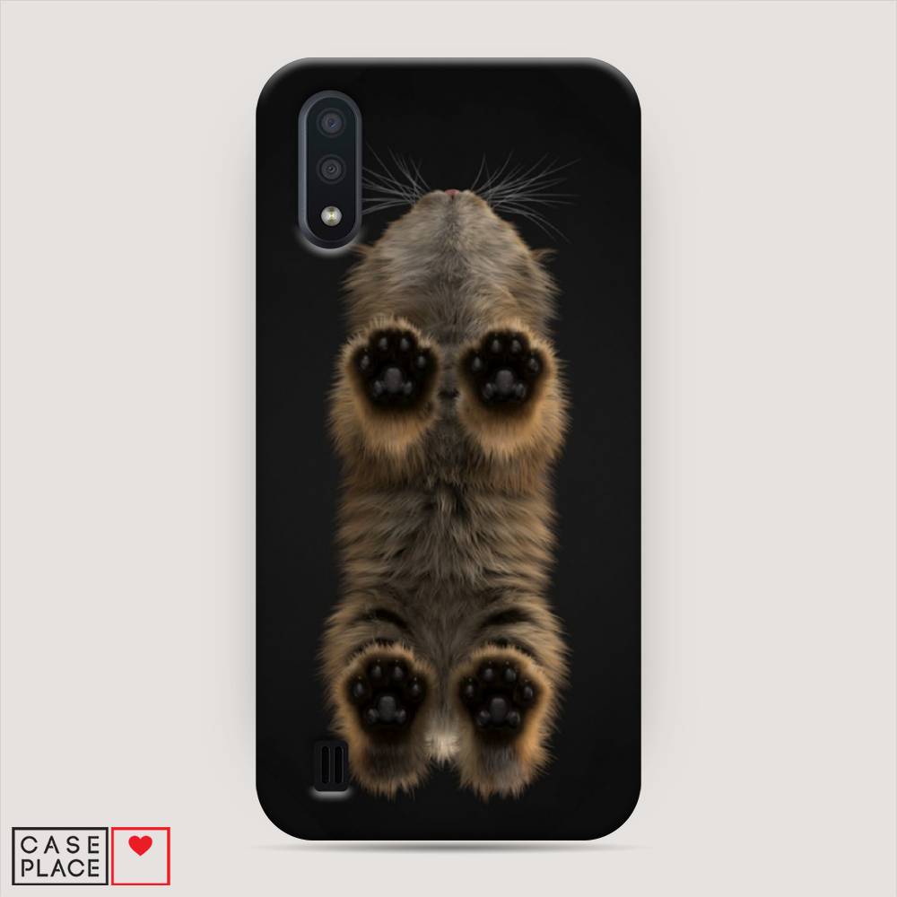 

Пластиковый чехол "Кошачьи лапки" на Samsung Galaxy A01