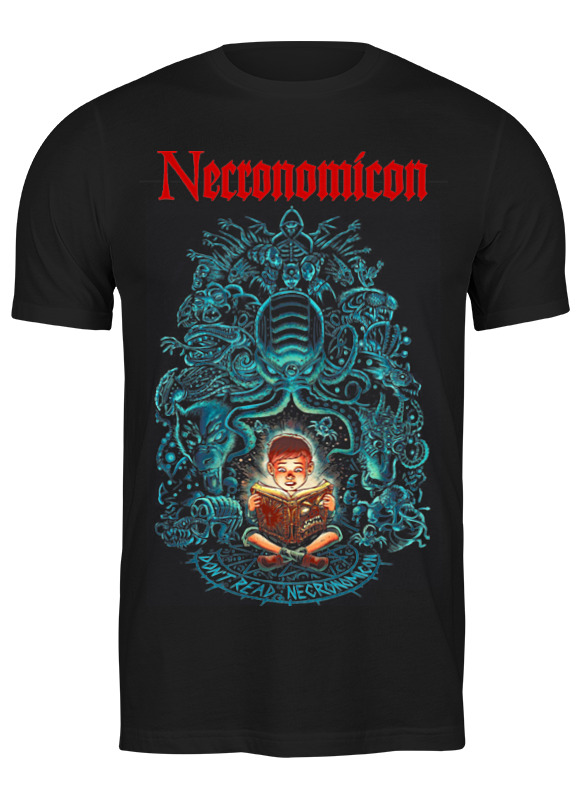 

Футболка унисекс Printio Necronomicon черная L, Черный, Necronomicon