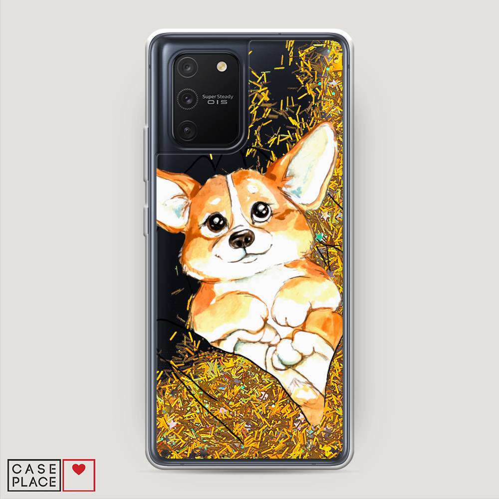 

Чехол Awog на Samsung Galaxy A91/S10 Lite "Корги в ладошках", Разноцветный, 29990-1