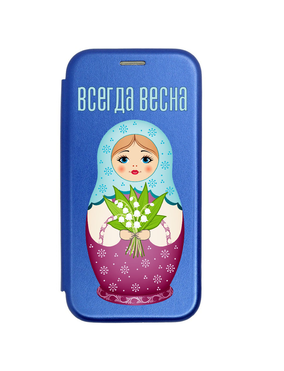 

Чехол для iPhone 6 синий 1311 РУССКАЯ ВЕСНА, MOB-APL-6