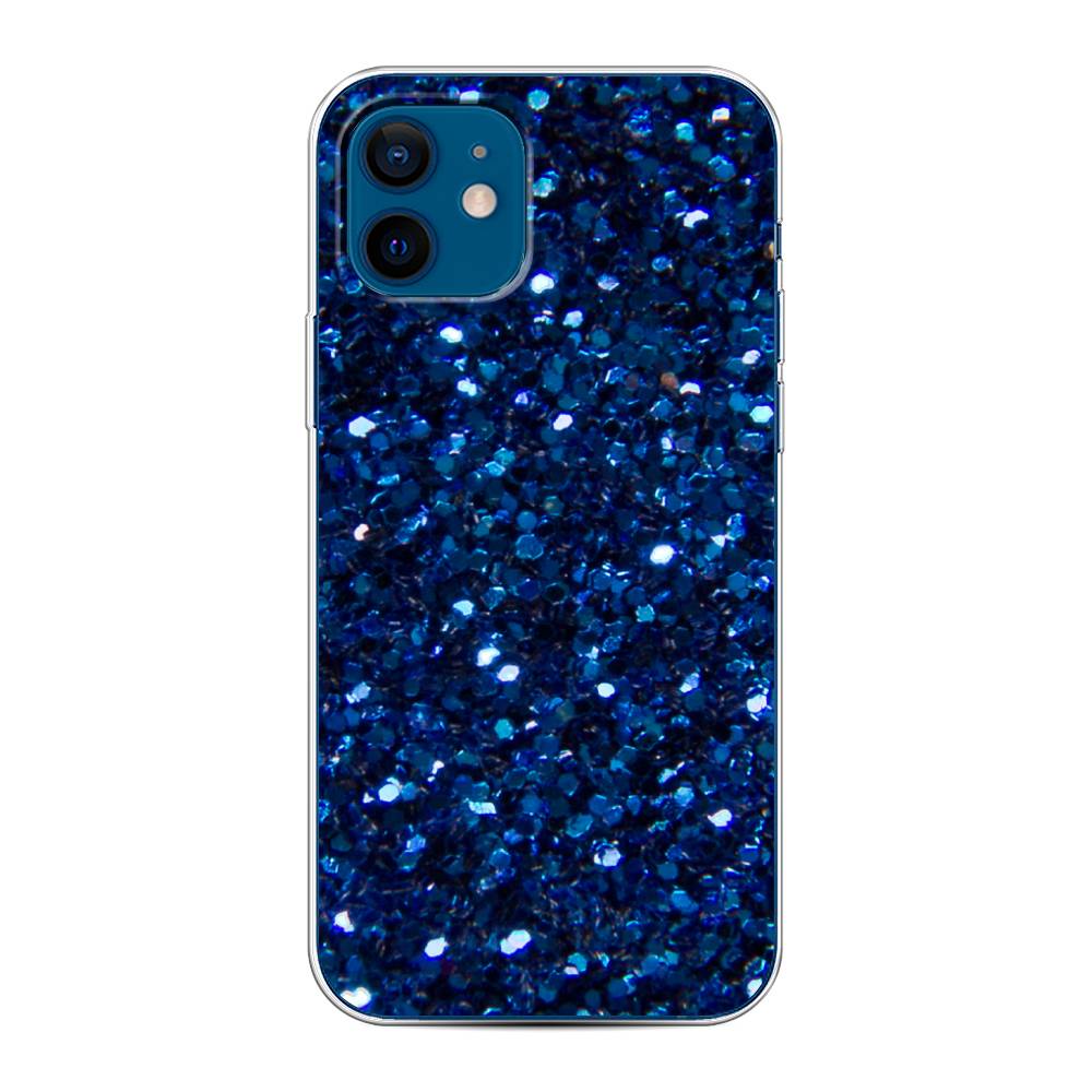 

Чехол Awog "Синие блестки рисунок" для Apple iPhone 12, 12550-3