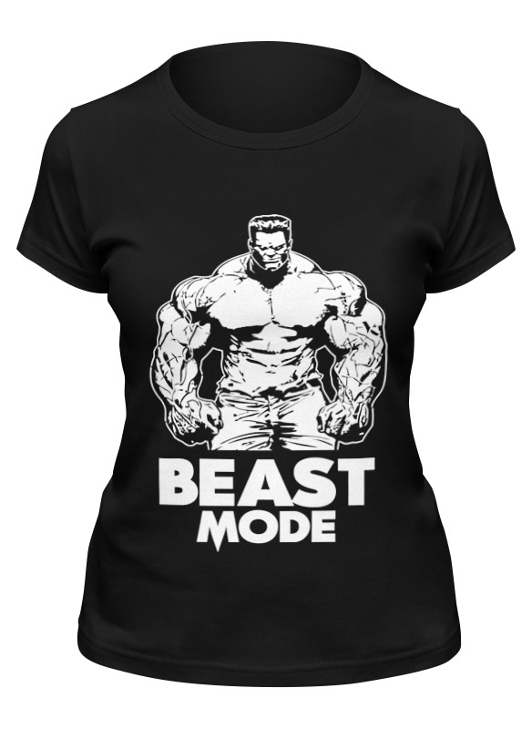 фото Футболка женская printio фитпит.рф - спортивное питание черная m