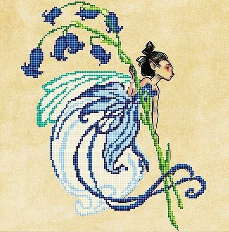 

Рисунок на ткани «Колокольчик»