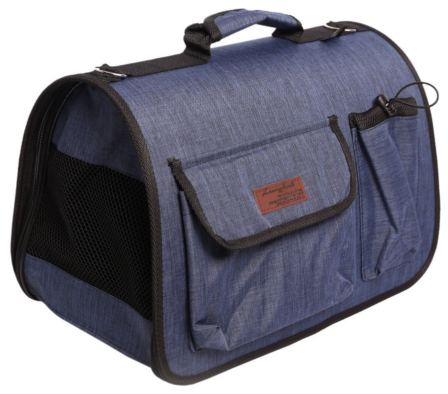 

Сумка-переноска для животных Lion LM6400Аl-4 Premium 50x30x31 см синяя, PREMIUM LM6400Аl-4