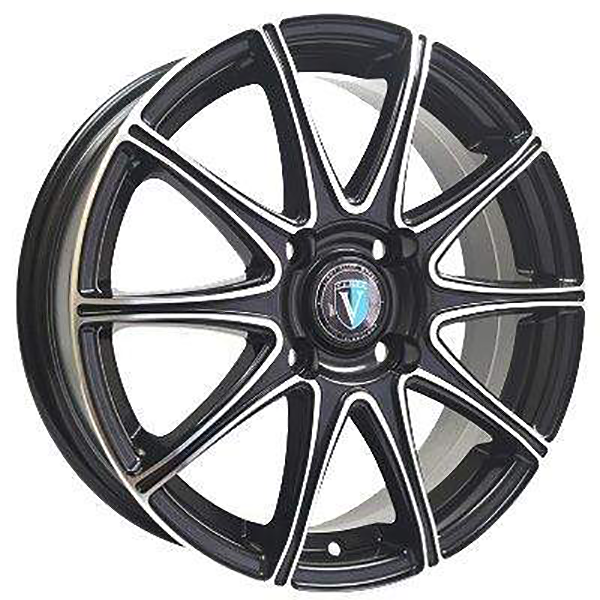 

Колесный диск Venti 1716 BFP 7x17/4x100 ET40 D60.1, Черный;серебристый