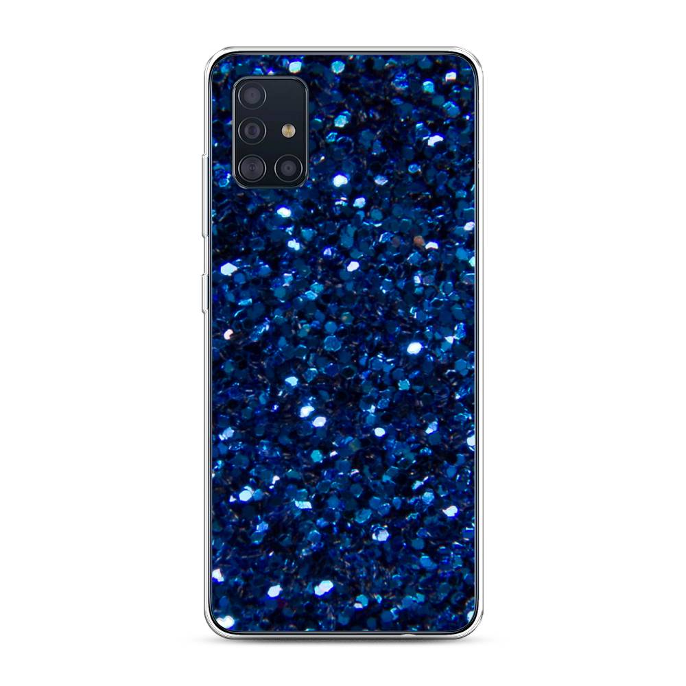 

Чехол Awog "Синие блестки рисунок" для Samsung Galaxy A51