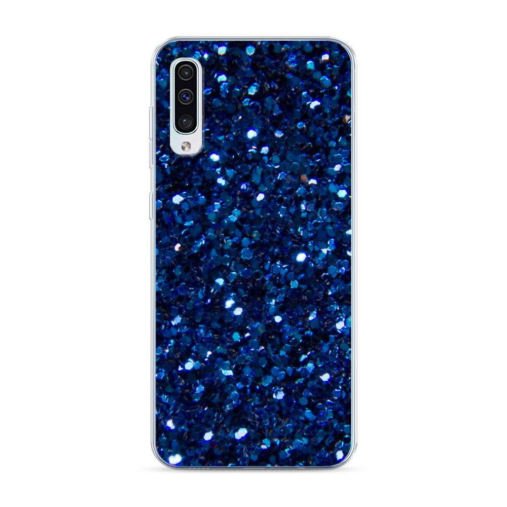 

Чехол Awog "Синие блестки рисунок" для Samsung Galaxy A50